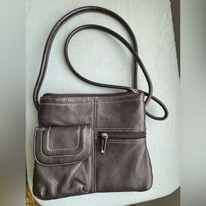 Leather Tignanello Crossbody Bag